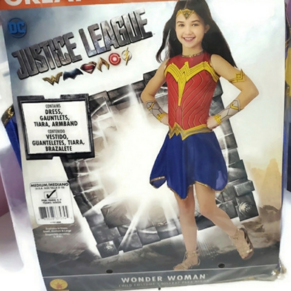 DC Wonder Woman Justice League Girls Costume